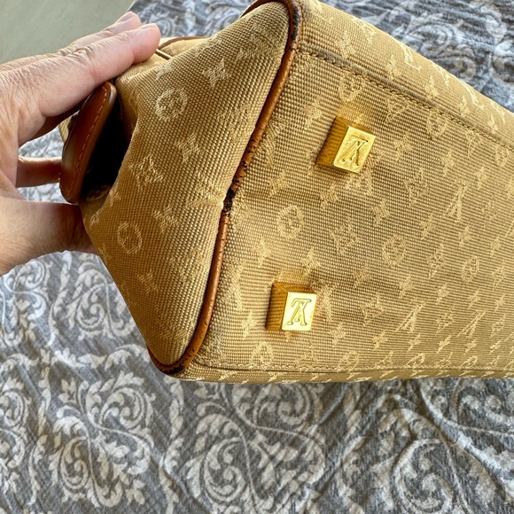 Louis Vuitton Mini Lin Yellow Denim Josephine Purse WITH Matching Wallet - Picture 12 of 17